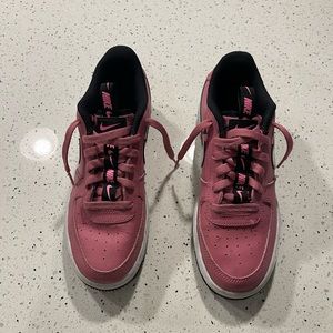 pink iridescent air force 1s